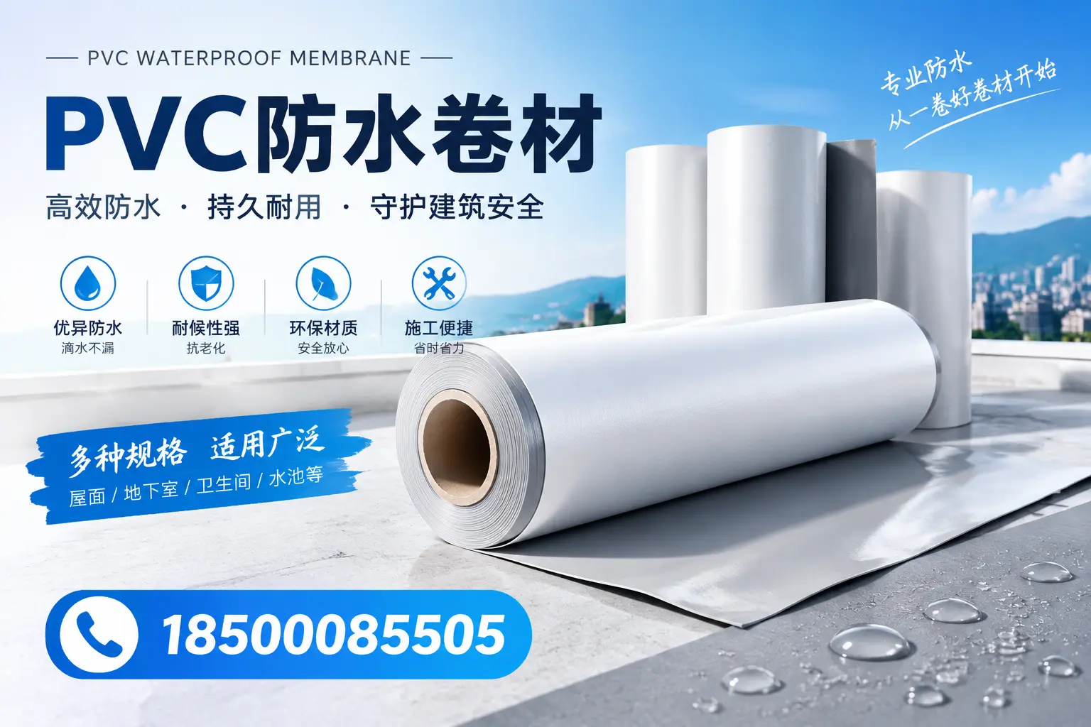 如何选择适合的PVC防水卷材?专家为您解答临高的需求